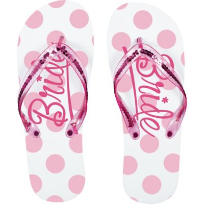 Bride Flip Flops - Party City