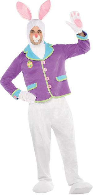 Adult Purple Easter Bunny Costume Party City