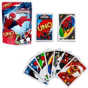 Spider-man Uno Game Bag 112pc - Party City