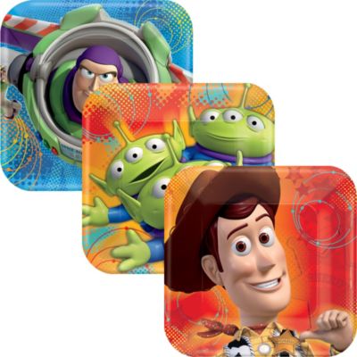 toy story plastic plates