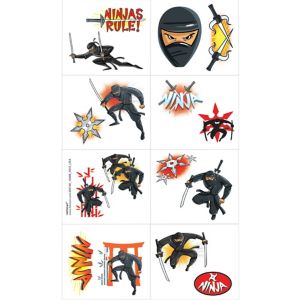 Ninja Tattoos 1 Sheet - Party City