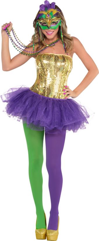 Adult Venetian Mardi Gras Costume Party City 6802