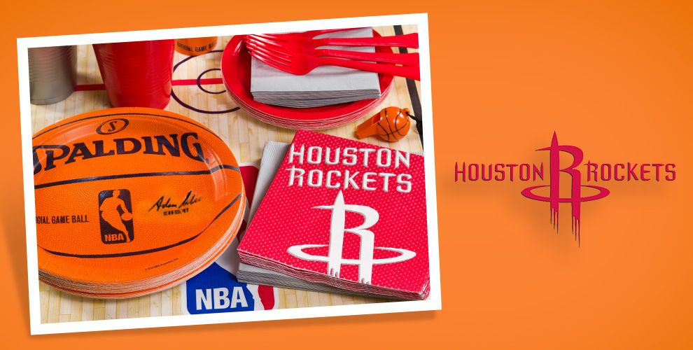 NBA Houston Rockets Party Supplies Party City