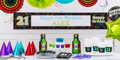 Brilliant 21st Birthday Party Supplies & Decorations - 21st Birthday ...