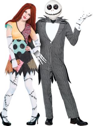 Adult The Nightmare Before Christmas Couples Costumes - Party City