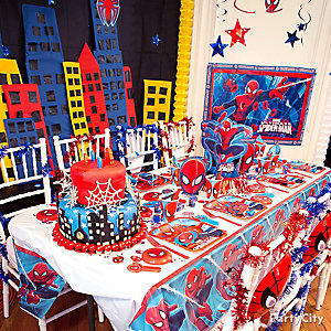 spider man table birthday amazing spiderman boys transformation idea decorating inspired cool
