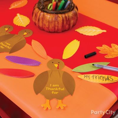 Kids Thanksgiving Activity Idea - Thanksgiving Class Party Ideas