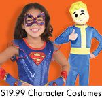 ​$19.99 Character Costumes​​