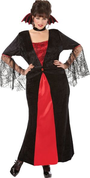 Adult Countess Vampiretta Vampire Costume Plus Size - Party City