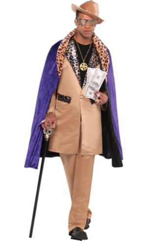 Purple Pimp Cape - Party City