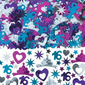 Celebrate Sweet 16 Confetti 2.5oz - Party City