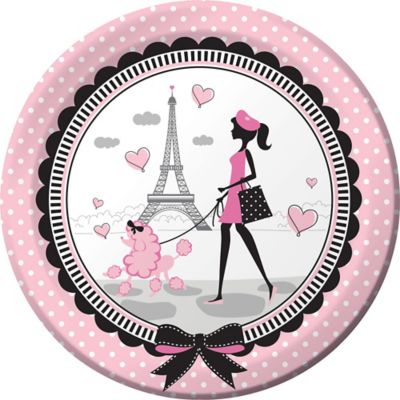 Party Decorations Paris Theme / A Paris Themed Party That Makes You Go Oh La La - Turn the tables on plain plateware with these magnifique day in paris plates with stripes, flourishes and damask prints.