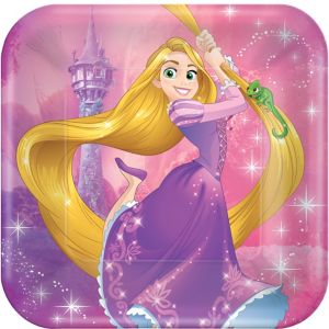 Rapunzel Lunch Plates 8ct - Party City