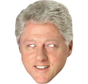 Bill Clinton Mask 8in x 11 1/2in - Party City