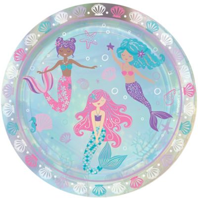Little Mermaid Party Decor Mermaid Birthday Party Disposable Tableware Kit Fun