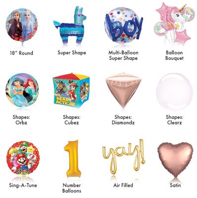 types of balloons