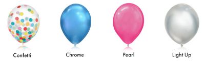 different types of balloons