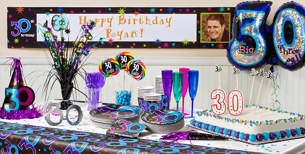 The Party Continues 30th Birthday Party Supplies Party City The Party Continues 30th Birthday Party Supplies Party City