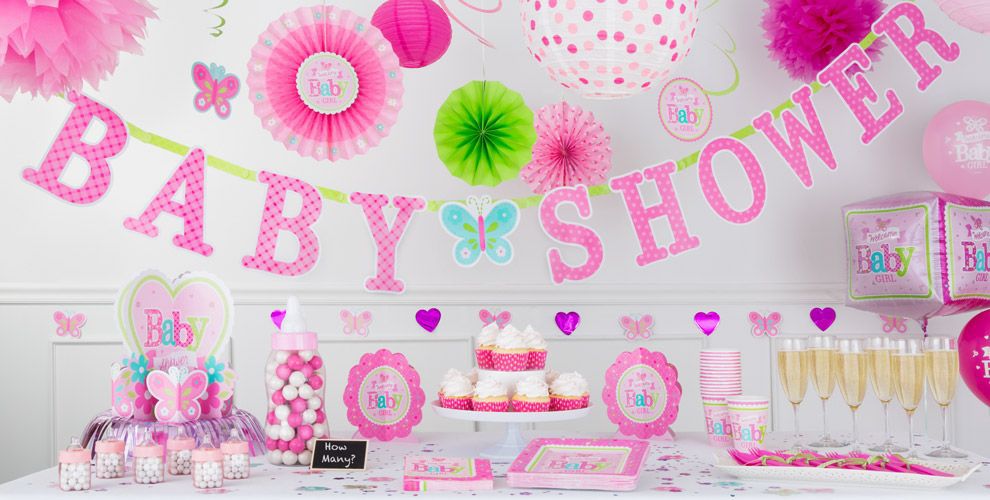 Welcome Baby Girl Baby Shower Decorations  Party City