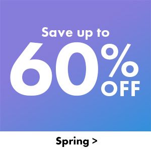 Spring Sale - Up to 60% Off! 
