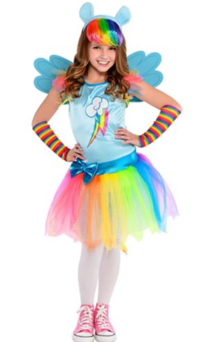 Girls Rainbow Dash Costume - My Little Pony - Party City