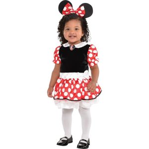 Baby Red Minnie Mouse Costume - Party City