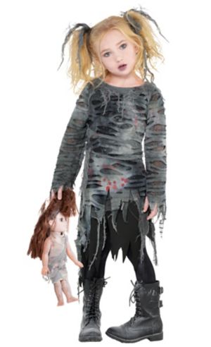 Little Girls Undead Walker Zombie Costume - Party City