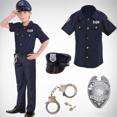 Boys Police Officer Costume Idea - Top Boys' Halloween Costume Looks ...