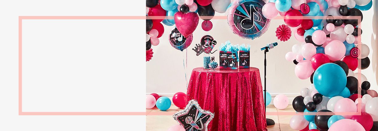 Birthday Party Supplies Party City - template roblox birthday banner