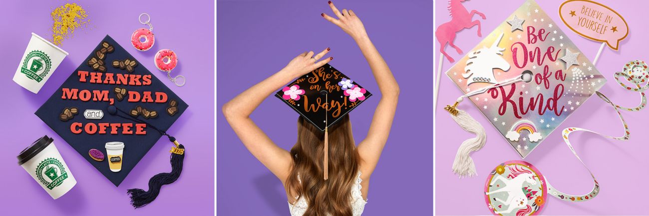 Diy Graduation Cap Decorating Ideas Party City