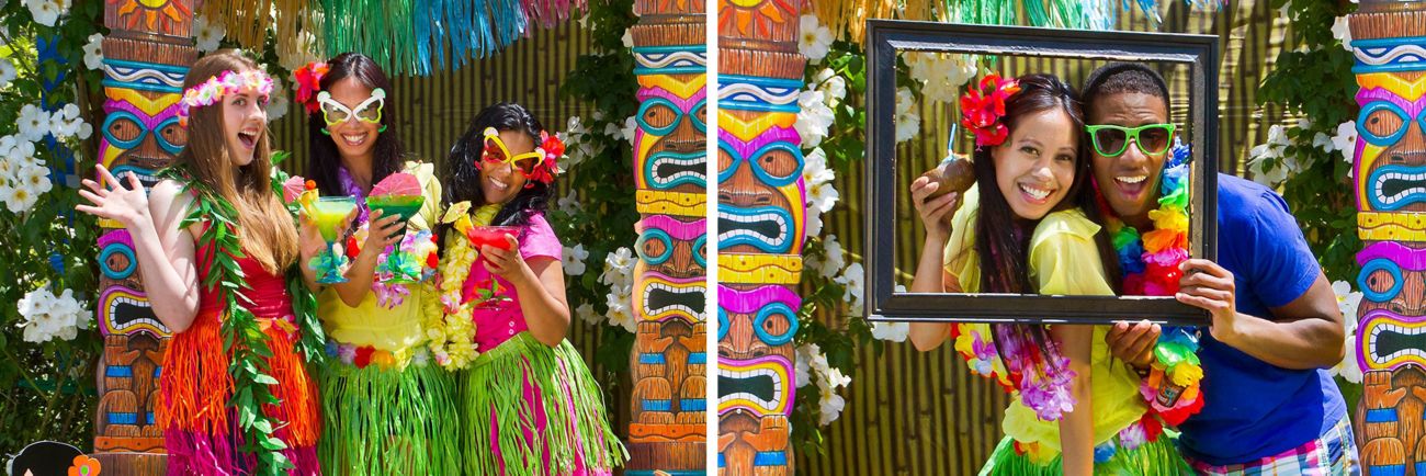 Luau Photo Booth Ideas Party City