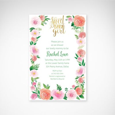 Baby Shower Invitations Birth Announcements Party City