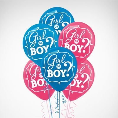 Confetti Balloons Photo Booth Props & More GoodYH Baby Shower Boy or Girl Kit We Love You Banner 67 Pieces Boy Or Girl Banner - Including 36 Reveal Balloon Gender Reveal Party Supplies