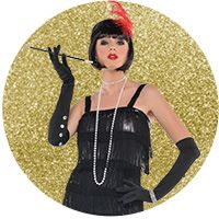 1920s Gangster Flapper Costumes Flapper Dresses