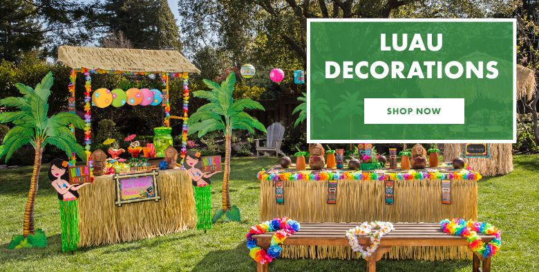 Luau Party Supplies  Hawaiian Luau Decorations  Party City