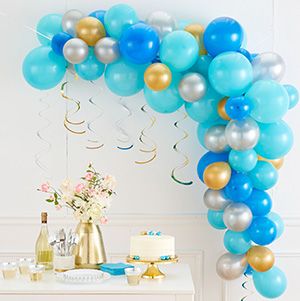 Kids Birthday Foil Balloons Baby Stroller Helium Balloon for Party Decor SEAU